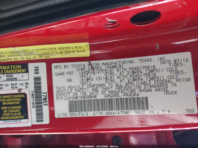 TOYOTA TACOMA - 9