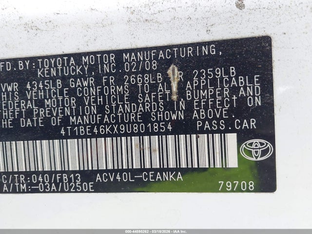 TOYOTA CAMRY - 9