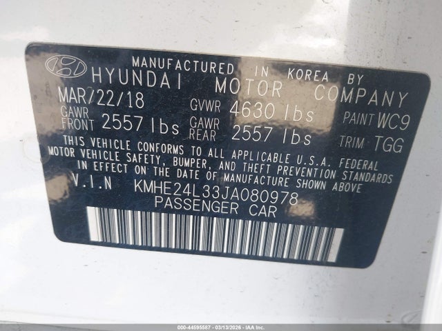 HYUNDAI SONATA HYBRID SE - 9
