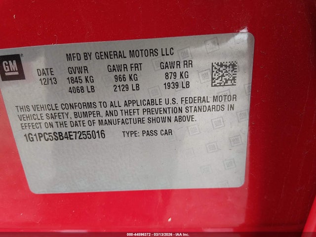 CHEVROLET CRUZE 1LT AUTO - 9