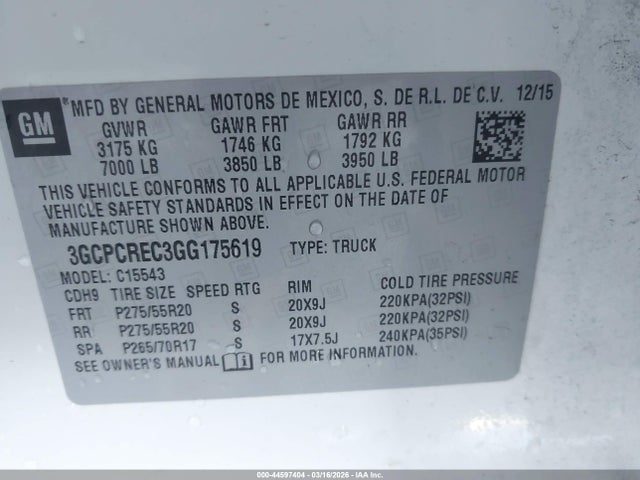 CHEVROLET SILVERADO 1500 1LT - 9