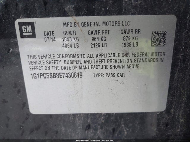 CHEVROLET CRUZE 1LT AUTO - 9