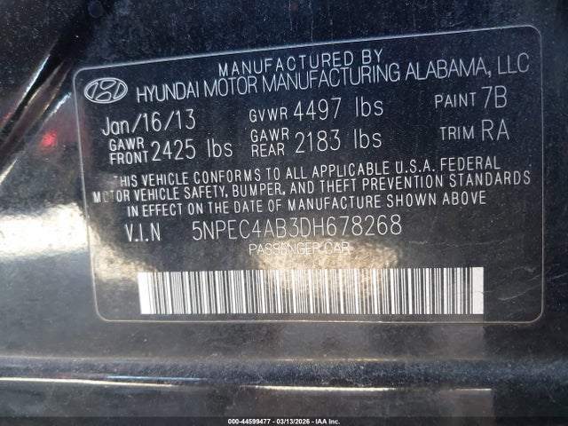 HYUNDAI SONATA LIMITED 2.0T - 9