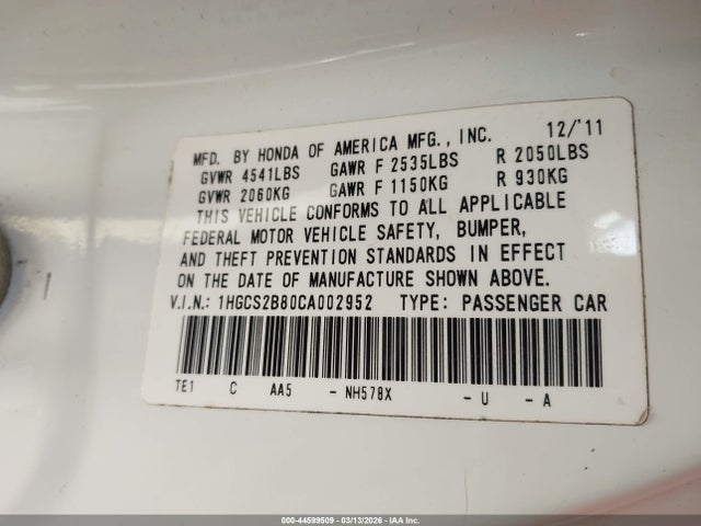 HONDA ACCORD 3.5 EX-L - 9