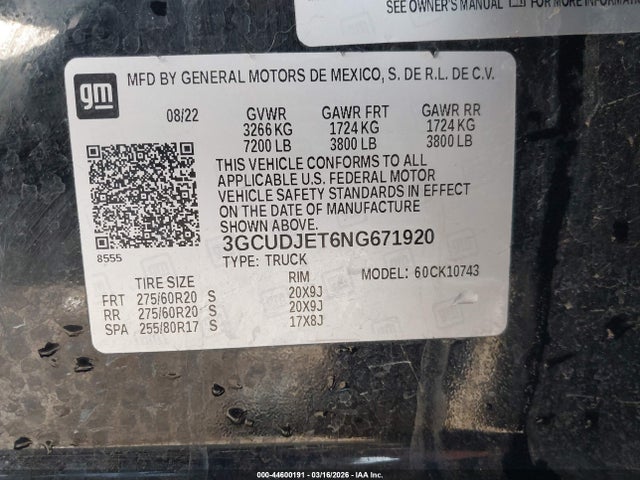 CHEVROLET SILVERADO 1500 4WD STANDARD BED HIGH COUNTRY - 9