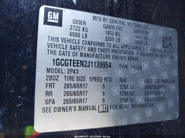 CHEVROLET COLORADO ZR2 - 9