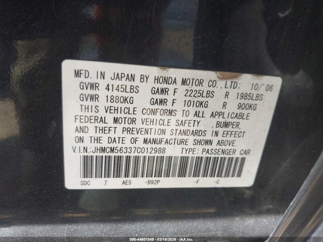 HONDA ACCORD 2.4 SE - 9