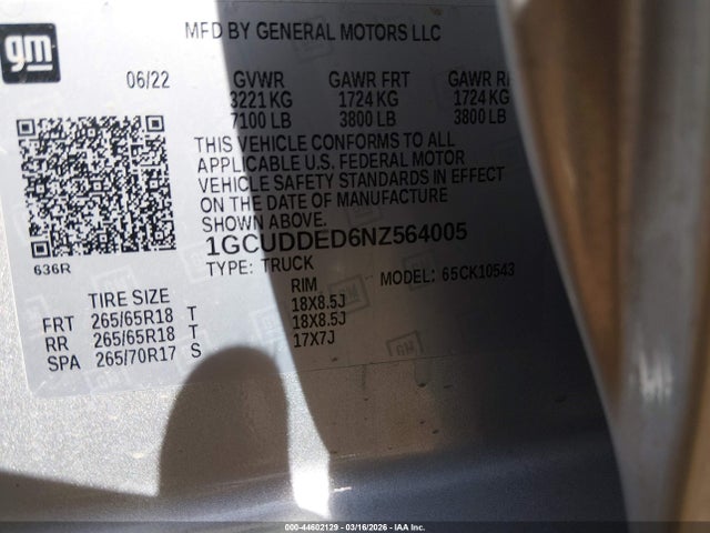 CHEVROLET SILVERADO 1500 4WD STANDARD BED LT - 9