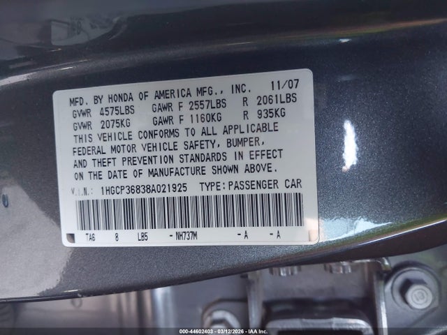 HONDA ACCORD 3.5 EX-L - 9