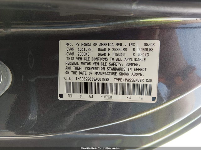 HONDA ACCORD 3.5 EX-L - 9