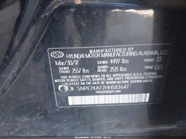 HYUNDAI SONATA SE - 9