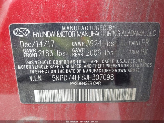 HYUNDAI ELANTRA SE - 9