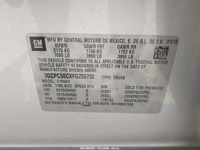 CHEVROLET SILVERADO 1500 1LZ - 9