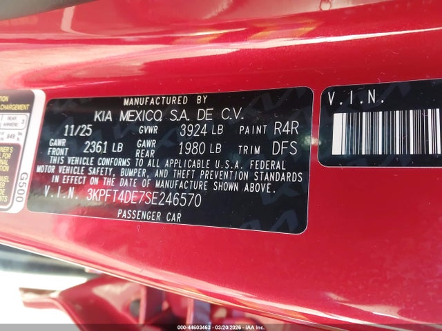 KIA K4 LXS - 9