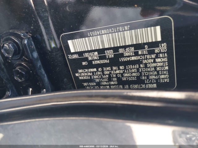 2022 NISSAN ROGUE SPORT SL FWD XTRONIC CVT 9