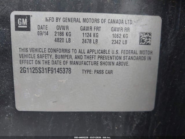 CHEVROLET IMPALA 2LT - 9