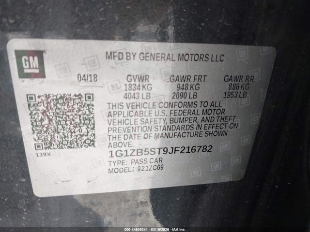 CHEVROLET MALIBU 1LS - 9