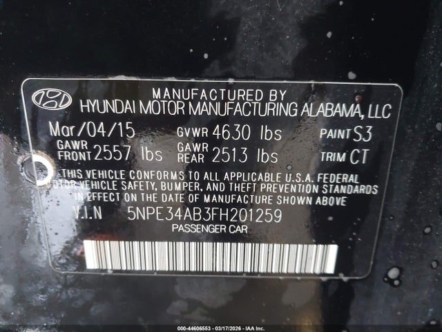 HYUNDAI SONATA LIMITED 2.0T - 9