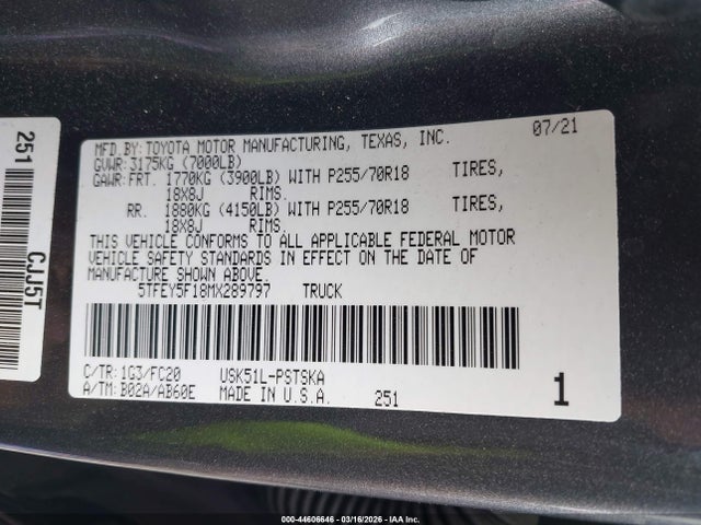 TOYOTA TUNDRA - 9