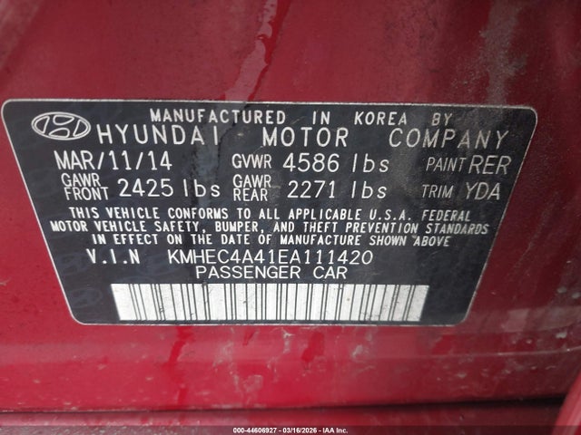 HYUNDAI SONATA HYBRID LIMITED - 9