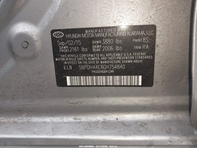 HYUNDAI ELANTRA SE - 9