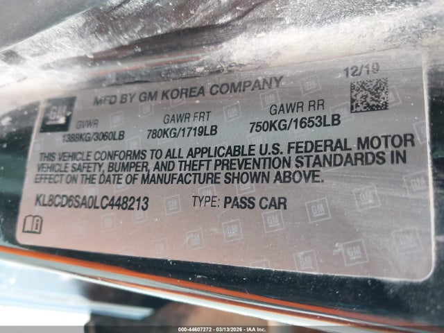 CHEVROLET SPARK FWD 1LT AUTOMATIC - 9