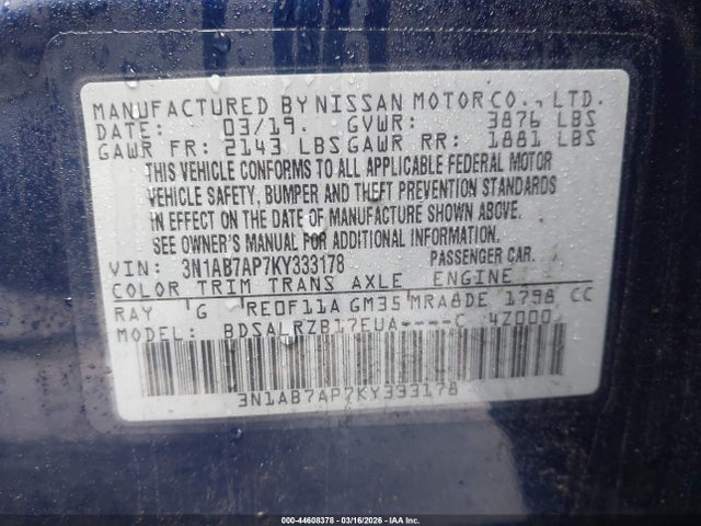 NISSAN SENTRA SR - 9