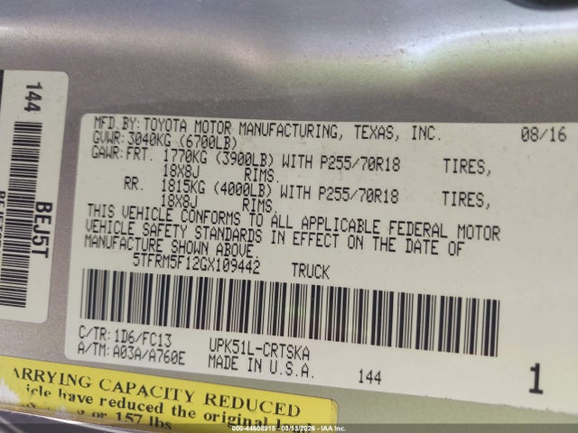 TOYOTA TUNDRA - 9