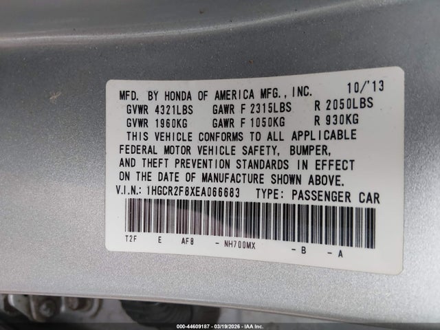 HONDA ACCORD EX-L - 9