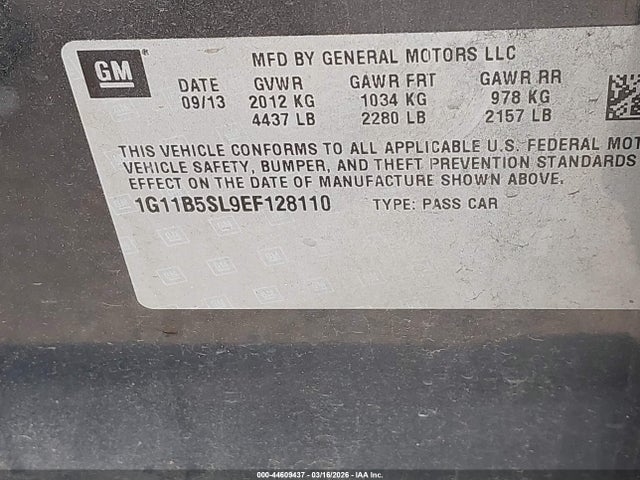 CHEVROLET MALIBU 1LS - 9