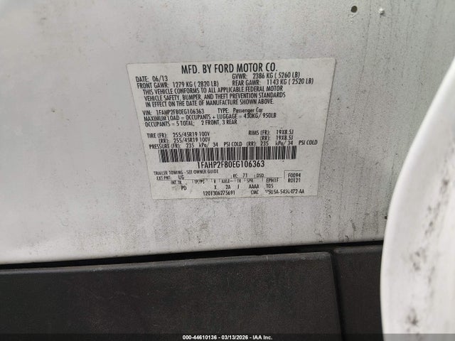 FORD TAURUS LIMITED - 9