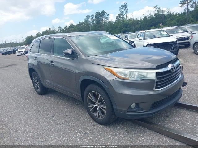 2016 TOYOTA HIGHLANDE XLE V6