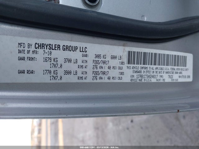 DODGE RAM 1500 SLT/SPORT/TRX - 9