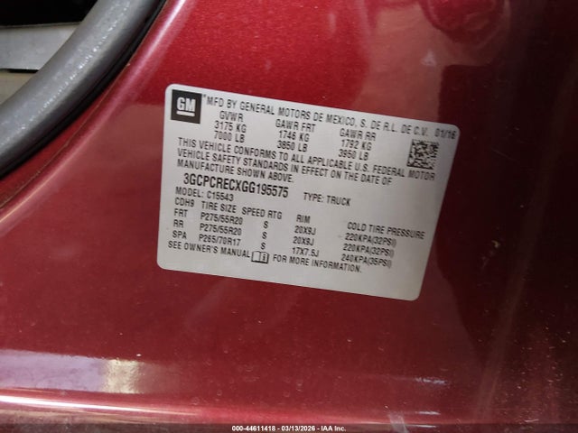 CHEVROLET SILVERADO 1500 1LT - 9