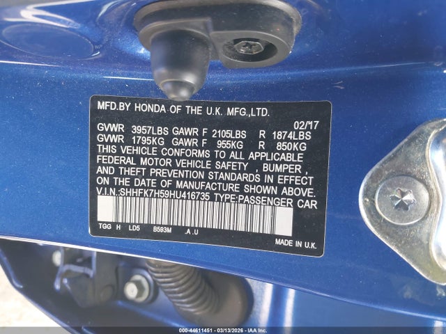 HONDA CIVIC EX - 9
