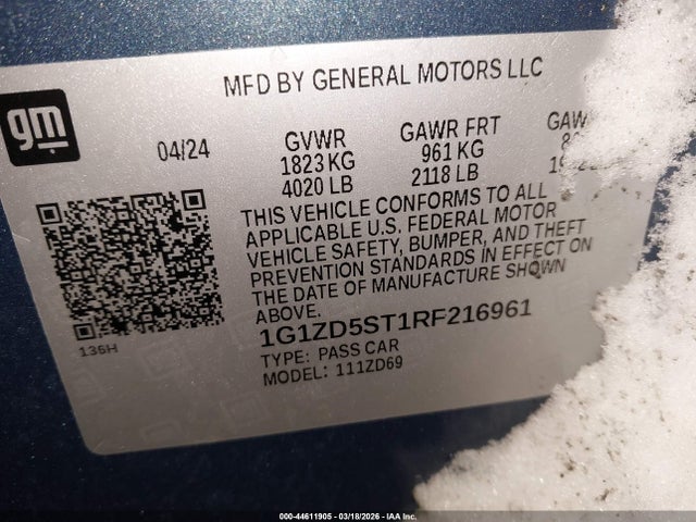 CHEVROLET MALIBU FWD 1LT - 9