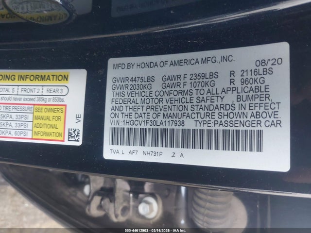 HONDA ACCORD SPORT - 9