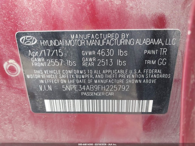 HYUNDAI SONATA LIMITED 2.0T - 9