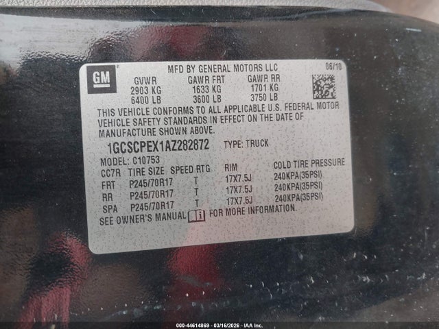 CHEVROLET SILVERADO 1500 WORK TRUCK - 9
