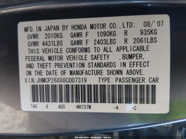 HONDA ACCORD - 9