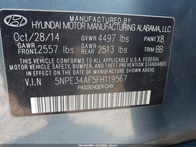 HYUNDAI SONATA SPORT - 9