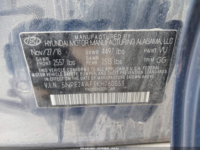 HYUNDAI SONATA SE - 9