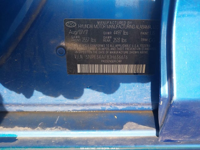 HYUNDAI SONATA SEL - 9