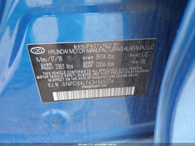 HYUNDAI ELANTRA SEL - 9