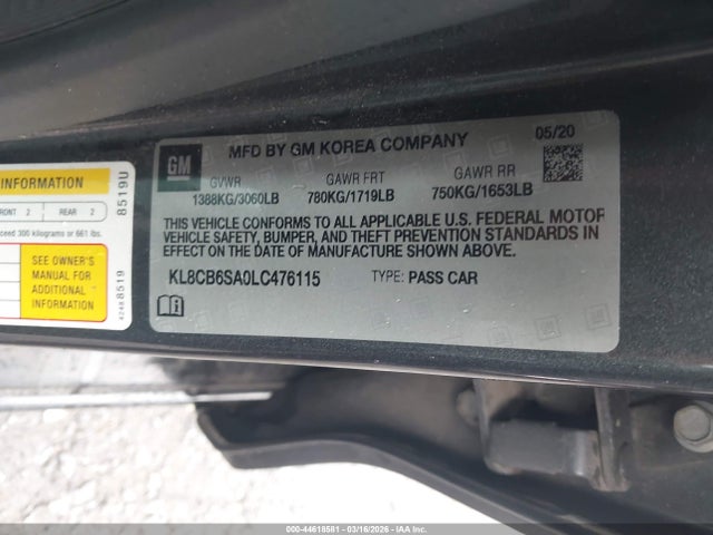 CHEVROLET SPARK FWD LS AUTOMATIC - 9