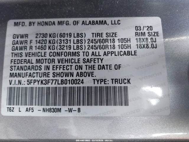 HONDA RIDGELINE RTL-E - 9