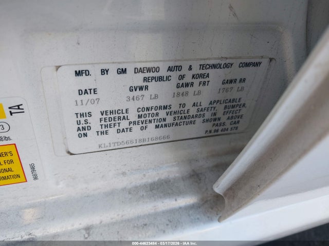 CHEVROLET AVEO LS - 9