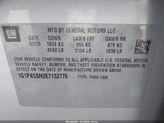 CHEVROLET CRUZE LS AUTO - 9