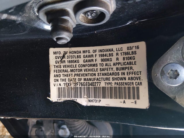 HONDA CIVIC EX - 9