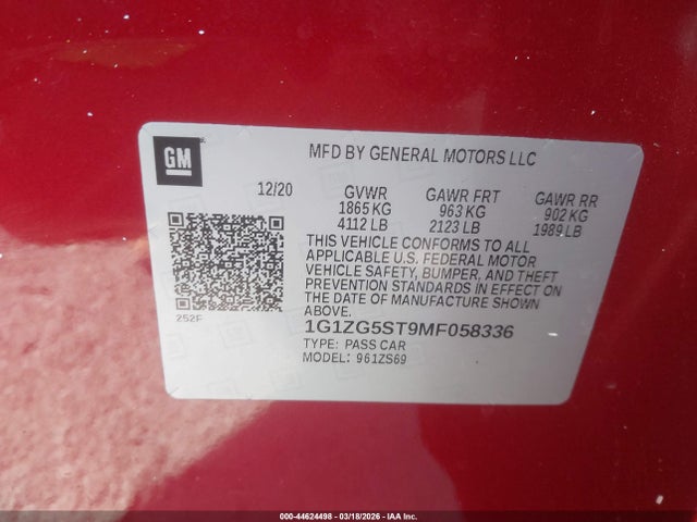 CHEVROLET MALIBU FWD RS - 9